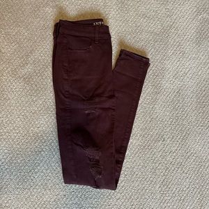 American Eagle Distressed Jegging